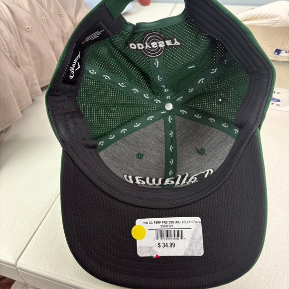 Callaway Adult Performance Pro Odyssey Golf Hat/Cap Green Adjustable New w/Tags - Picture 6 of 8